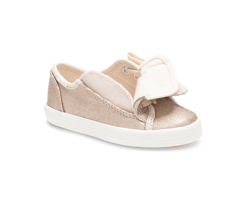 Kids Keds Sneakers - Kickstart Jr. - Rose Gold - 2179-WQOJY